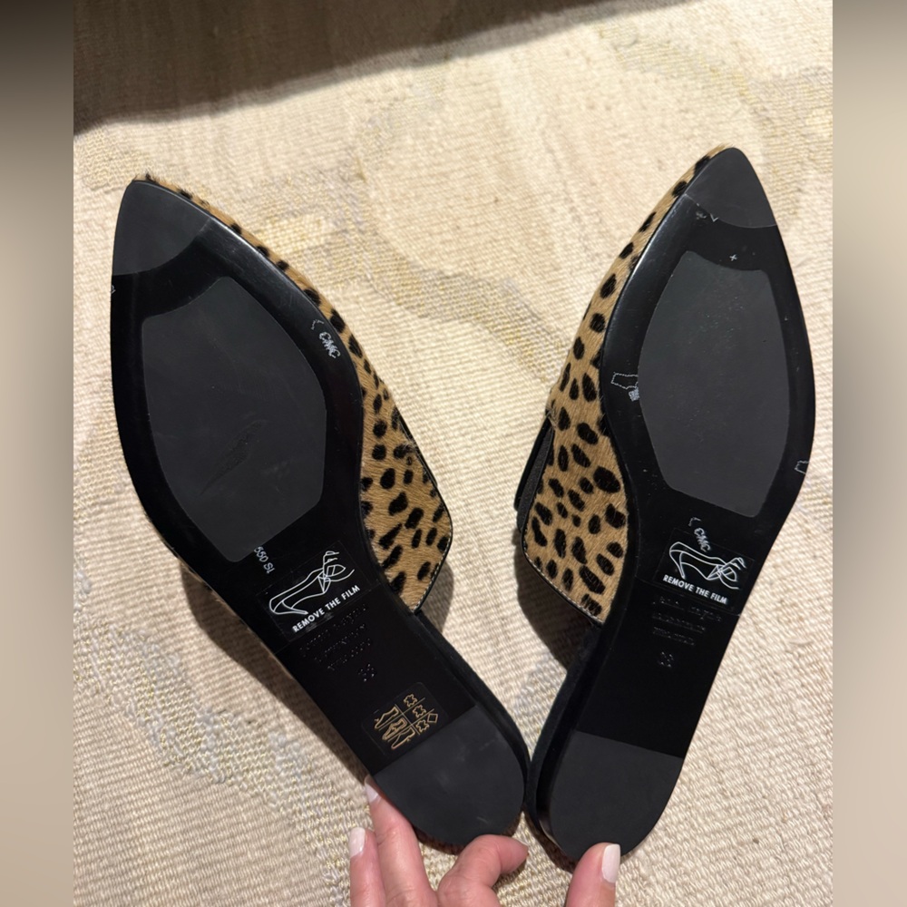 NWOB Jenni Kayne Pony Hair Mules size 38 (8) - Picture 2 of 3